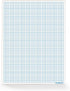 SCRIBBLEDO 9" x 12" Dry Erase Graph Whiteboard, Double Sided for Home, School, Classroom, Kids, Students