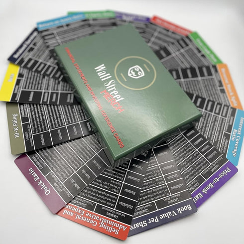 Wall Street Merch Investment Flashcards: Master Financial Statements - Learn to Analyze Balance Sheets, Cash Flow