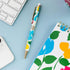 kate spade new york Stylus Pen for Touch Screens, Metal Ballpoint Pen with Black Ink and Storage Pouch, Painterly