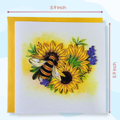 Quilling Cards, handmade card, quilled cards with Dedicated Paper, quilling birthday cards for women or all occasions: