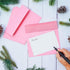 Invitation Envelopes, 100-Pack A7 5x7 Envelopes in Pink, 5 1/4 x 7 1/4 Inches