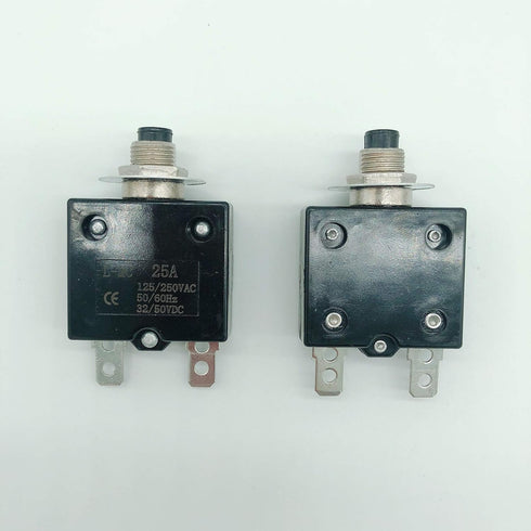 125-250V AC 35A Circuit Breaker, Push Button, Thermal Overload Protector, Manual Reset L1 Series