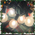 25Ft G40 25 Bulbs(2 Abeja Frosted White String Lights, Globe Patio String Lights with LED Frosted Spare), Vintage