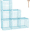 C&AHOME Wire Cube Storage, 6 - Cube Organizer Metal C Grids, Modular