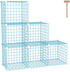 C&AHOME Wire Cube Storage, 6 - Cube Organizer Metal C Grids, Modular
