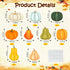 Lucleag 45 PCS Pumpkin Cutouts - Bulletin Board Decoration for Thanksgiving Fall Autumn School Classroom
