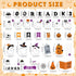 Pasimy Halloween Bulletin Board Decorations Set, Spider Bat Ghost Pumpkin Cutouts for Halloween Party Supplies