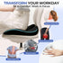 BANKQF Tailbone Seat Cushions for Office Chairs & Car, Ergonomic Memory Foam Seat Cushion with Breathable Holes