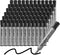 Yocfon Permanent Markers,128 Pack, Crown Whiteboard Markers With Chisel Tip, Waterproof Markers, Works