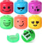 Mr. Pen Smiley 6 Pack - Kids Pencil Sharpener for Colored Pencils, Manual