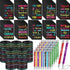 Sabary 150 Pcs Inspirational Notepads - Motivational Ballpoint Pens and Pocket Journals Bulk Gifts for School Supplies
