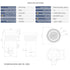 LED Latching Stainless Steel Push Button Switch, 12-24V DC 20A 1NO On Off with Wire Socket