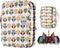YOUSHARES 220 Slots Colored Pencil Case Organizer with Zipper, Cartoon Owl Design