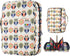 YOUSHARES 220 Slots Colored Pencil Case Organizer with Zipper, Cartoon Owl Design