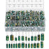 460Pcs 24Value Capacitor Assortment Box Kit, 6.3V-50V DIP 1uF-1500uF High Frequency Aluminum Electrolytic Capacitors