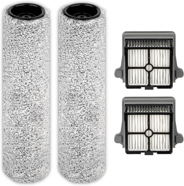 MIBUMIKI Version 2, Detachable(4 Pices) S7 Pro Brush Rollers and HEPA Filters Compatible