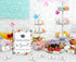 APEVXVY Set, -01 Graduation Candy Bar Signs, Wildflower Grad Party Dessert Table Signs Graduation is Sweet Candy Buffet