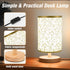 EZIYIN Bulb Desk Lamp LED Included, Small Bedside Table Lamp Plug-in - Classic Wood Base with Flaxen Fabric Shade
