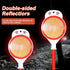 48 Inch Mailbox (4 Pack) Driveway Markers, Double Sided Reflective Driveway Markers Highly Visible, Metal Snow Stake
