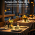 Waterproof,2000mAh Dimming Livinlarge Cordless Table Lamps,Rechargeable Outdoor Solar LED Lamp,Portable USB Desk Lamp