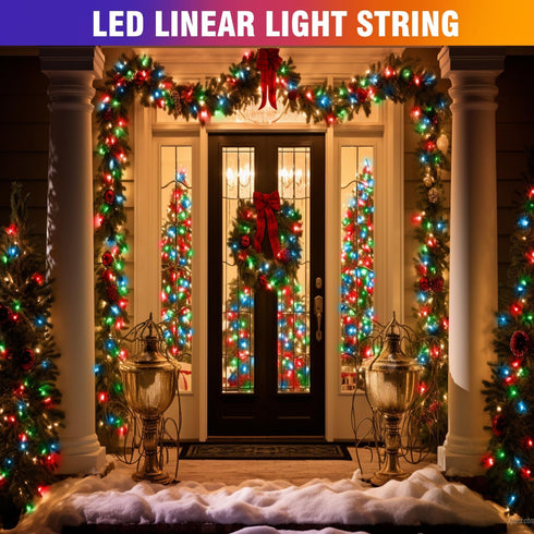 Wiopss 400FT Dimmable Multi-Colored String Lights LED Extra Long Outdoor Waterproof Fairy Lights with Remote, Timer