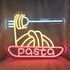 Pasta Neon Sign Italian Pasta Decor Italian Pasta Restaurant Decorations Food Neon