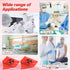 Geiserailie 200 Pack 14.5" 19" 3 x Biohazard Waste Bags Gallon Red Trash Liner with Hazard Symbol for Infectious Waste