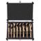 Reduced Shank Drill Bit Set, 8Pcs High-Speed Steel, 1/2” Deming Large Drill Bit Set for Home DIY, General Building,