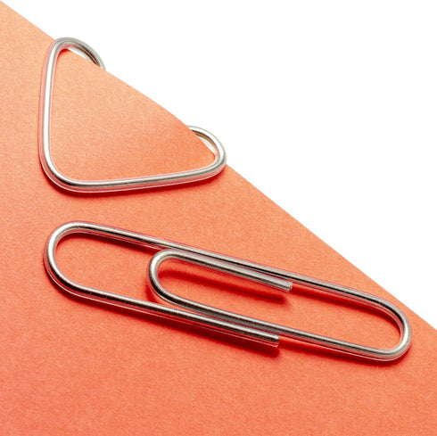 Officemate Standard #2 Vinyl Coated Paper Clips, Translucent Silver, 200 Count Pack (97214)