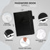 Clever Fox Password Book Logbook with Alphabetical Tabs, Small Pocket Password Keeper for Website Logins (Black)
