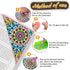4 WIVICO pcs Diamond Painting Bookmarks, DIY Diamond Art Kits for Adults, Book Corner - Protecting Bookmark Craft