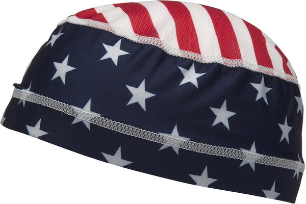 Pyramex Safety CSK1 Skull Cap Liner, One Size, American Flag