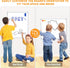 H-Qprobd White Board Dry Erase, 18"x24" Wall Mounted Magnetic Whiteboard with Aluminium Frame for Home Office