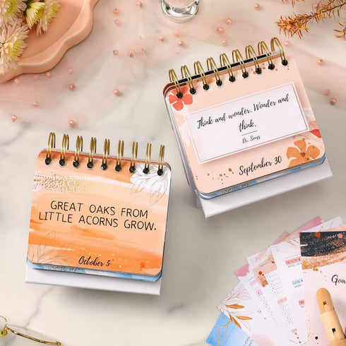 5.5" 4.8", Motivational & Inspirational Daily Calendar - Daily Flip Calendar with Inspirational Quotes, x Undated