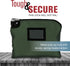 BankSupplies Laminated Nylon Locking Deposit Bags, Forest Green, 15W x 11H, Heavy-Duty Security Cash Bag