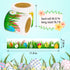 Spring Easter Bulletin Board Border, 2 Rolls of Spring Green Grass and Easter Egg Trim for Classroom Holiday Decorations
