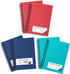 FLYING EAGLE Premium 4x6 Small Spiral Notebook, 6 Pack, A6 Mini Journal, 468 Pages, 3 Color
