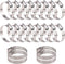 Glarks 20Pcs 304 Stainless Steel Worm Gear Hose Clamps Assortment Kit, 40-63MM Range for Plumbing
