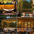 13Ft 3.3Ft 200 8 DBFAIRY Solar Curtain Lights, x LED Outdoor Curtain Lights Waterproof Auto ON/Off Modes for Garden