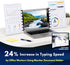 Note Tower Monitor Document Paper Holder, Portable Copy Holder for Desk, Reduces Eye & Neck Strain