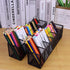 Black Mesh Pen Pencil Holder, Small Metal Desk Organizer with 5 Compartments for Office Supplies, Home, School,