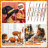 LOMIMOS 120pcs Halloween Pencil Bulk, Colorful Wooden with Eraser, 12 Patterns for Kid Trick or Treat Party Supplies