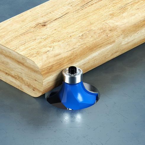 Roundover Edging Router Bit Set, 1/4 Inch Shank Carbide Bits for Woodworking Milling Tools