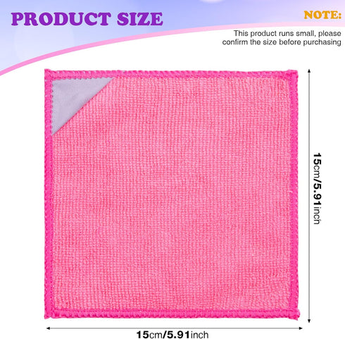 8 Colors,6 6 Inch) Gersoniel Pcs Magnetic Cleaning Cloth Dry Erase Reusable Magnetic Microfiber Whiteboard Cleaning