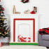 Whaline 98.4Ft Christmas Glitter Bulletin Board Borders - 3 Rolls Red Green Gold Die-Cut Trim for School Office