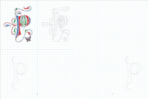 Illuminated Letters Sketchbook: Interactive Journal and Notebook