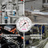 Glycerin Filled Pressure Gauge 0-160psi/kpa, 2-1/2" Dial, Stainless Steel Case, 1/4" NPT Center Back Mount