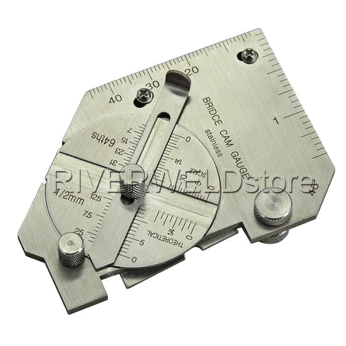 RIVERWELD Bridge Cam Gauge, Test Ulnar High-Low Misalignment for Depth of Undercut and Pitting Fillet Weld Length