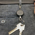 Retractable Keychains Badge Reel Holder, Extendable Keychain, Stainless Steel Retractable Keyring Key Reel Key Chain with 60cm/23.6in Steel Wire Rope by Yosoo Health Gear