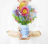 Lovepop Everyday 3D Pop-Up Card for Her and Him - Daisies & Sunflower - 10.25" x 7.5" Floral Bouquet, Blank Note Card